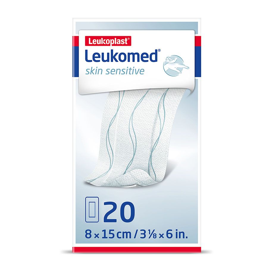 Leukomed skin sensitive Wundverband - Steril, Atmungsaktiv, Geringes Allergierisiko (SSB-fähig)