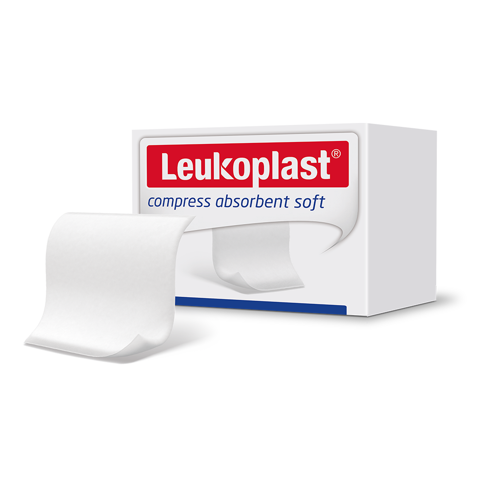 Leukoplast compress absorbant soft - Saugkompressen steril (SSB-fähig)