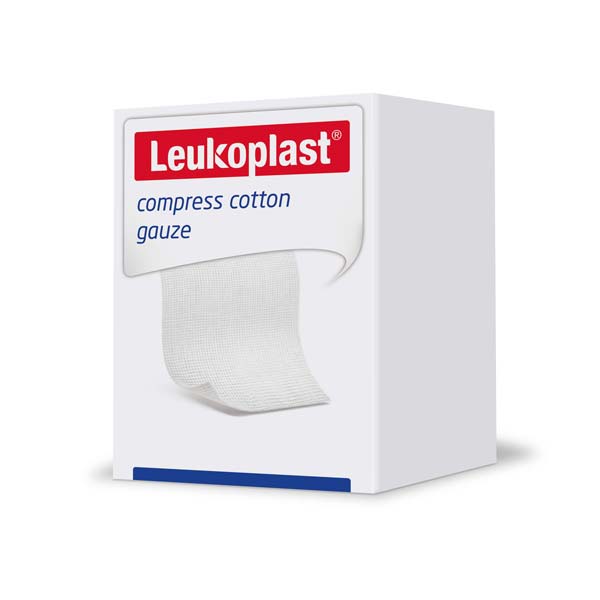 Leukoplast compress cotton gauze - Unsterile Mullkompressen (SSB-fähig)