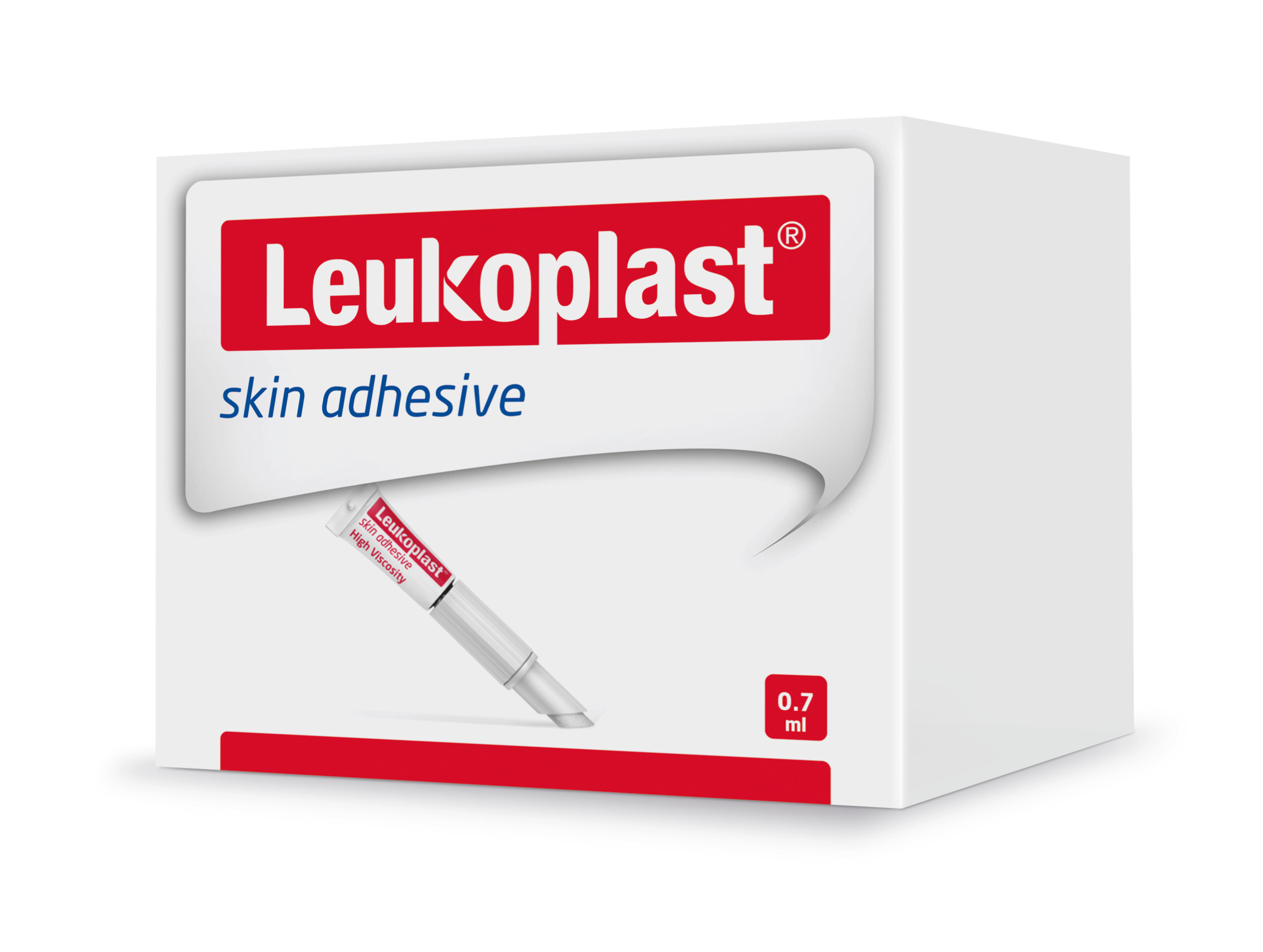 Leukoplast Skin Adhesive Hautkleber - 10 Dosiertuben mit 2-in-1 Applikator (SSB-fähig)