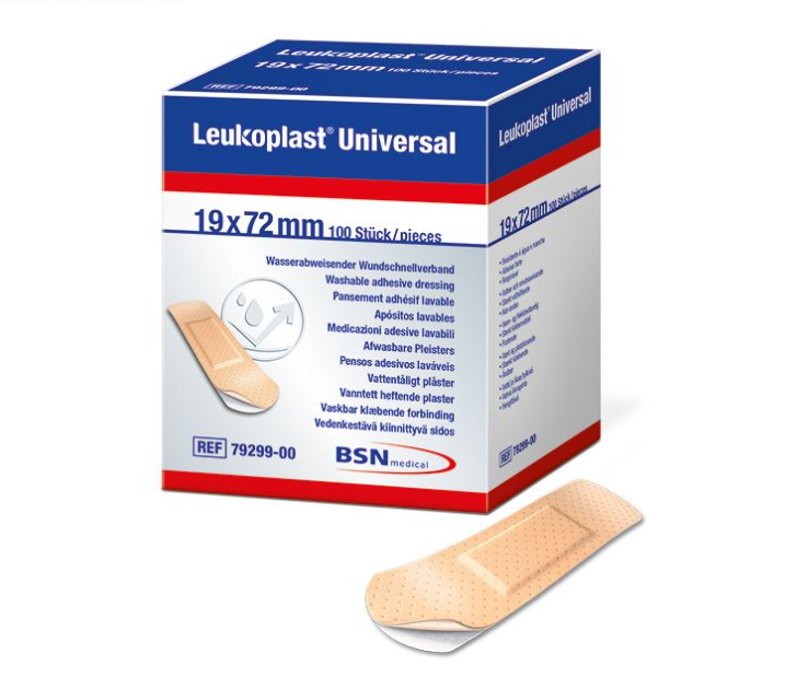 Leukoplast Universal Wundschnellverband - Hautfreundlich und atmungsaktiv (SSB-fähig)