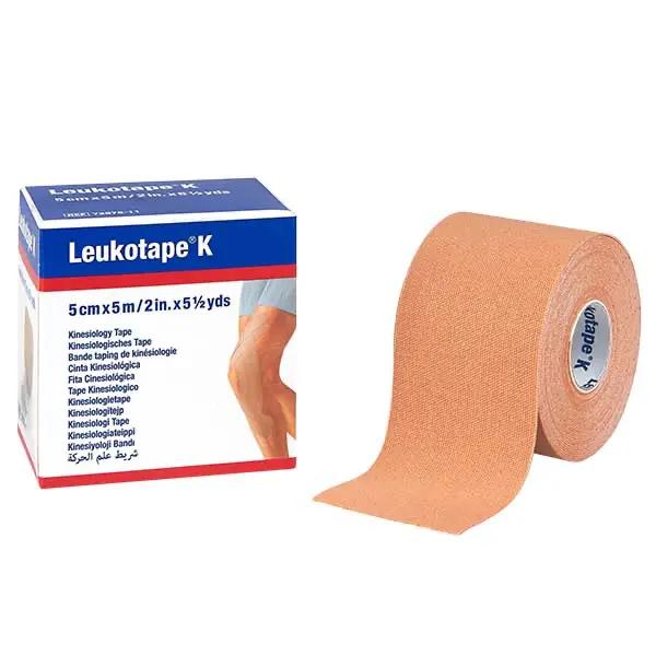 Leukotape K - elastische Klebebinde für volle Beweglichkeit der Patienten in 6 Farben