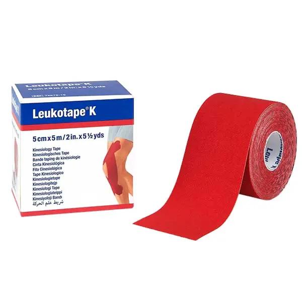 Leukotape K - elastische Klebebinde für volle Beweglichkeit der Patienten in 6 Farben