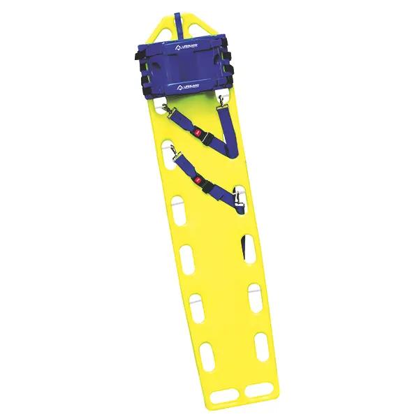 Lifeguard Spineboard Gelb Speed-Clip Pin - Aus extrem robustem Polyethylen Plastik