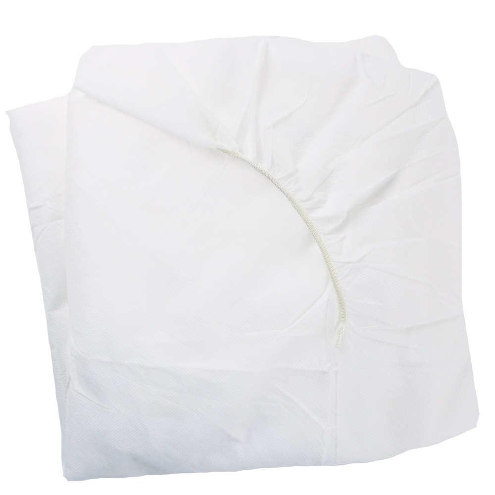 Matratzenschoner PP 10 x 5 Stück 90 x 200 cm Weiß Atmungsaktiv Feuchtigkeitsabweisend
