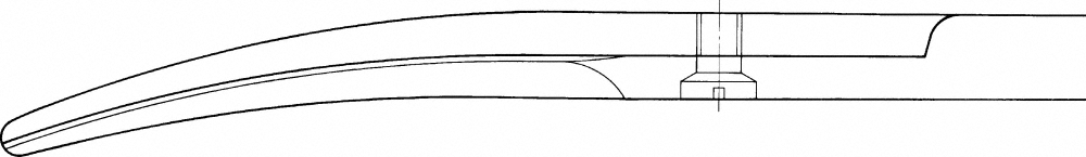 Mayo Durotip Präparierschere, gebogen - Kräftiges Modell, stumpf/stumpf, 14 cm