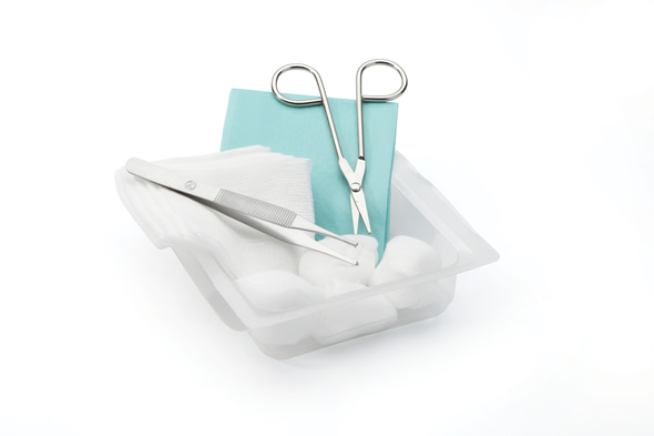 MediSet Wund-Set 1 (12tlg) - sterile, vorgefertigte Einmal-Sets zur Wundversorung