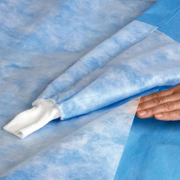 20 Stück Mediware Einmal OP-Kittel - Stoffähnliches Material - Größe XL