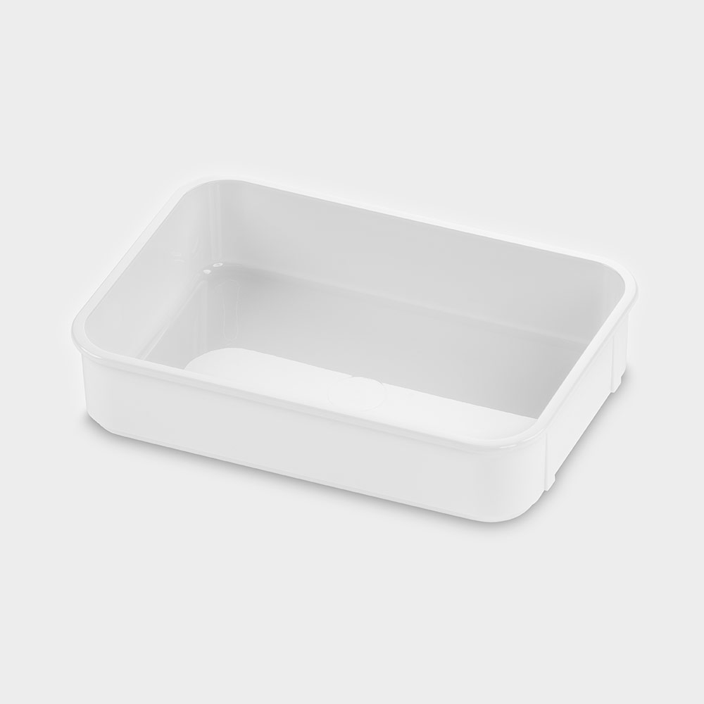 Meli Pflegeschale 25 - PC Weiß Spülmaschinenfest bis 93 °C Schlagfest 253 x 176 x 55 mm