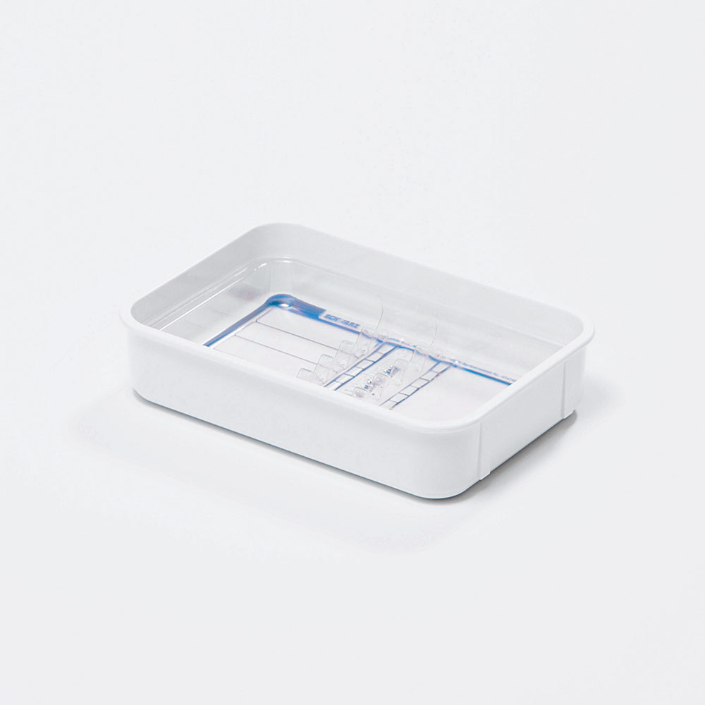 melijekt Spritzen-Tablett klein - Für 6 Spritzen bis 10 ml oder Insulin-Pens inkl. Zubehör