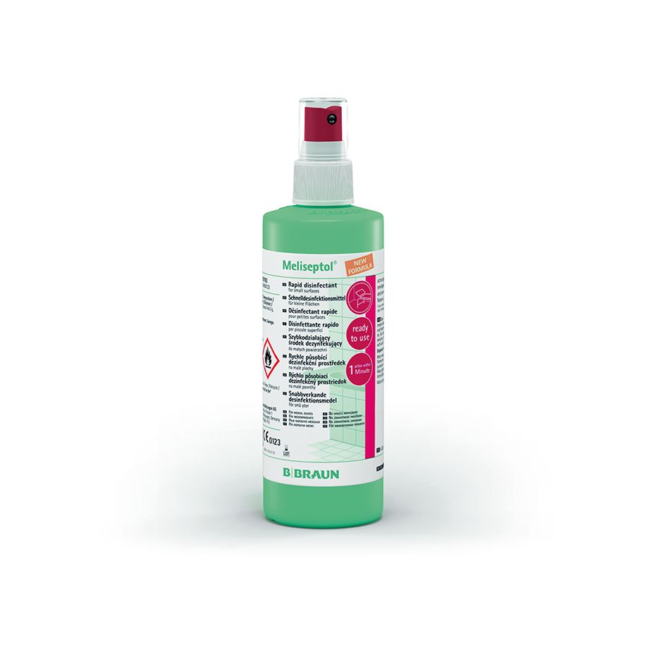 Meliseptol New Formula B.Braun - Flächendesinfektionsmittel - Flasche, rund, ohne Sprühkopf