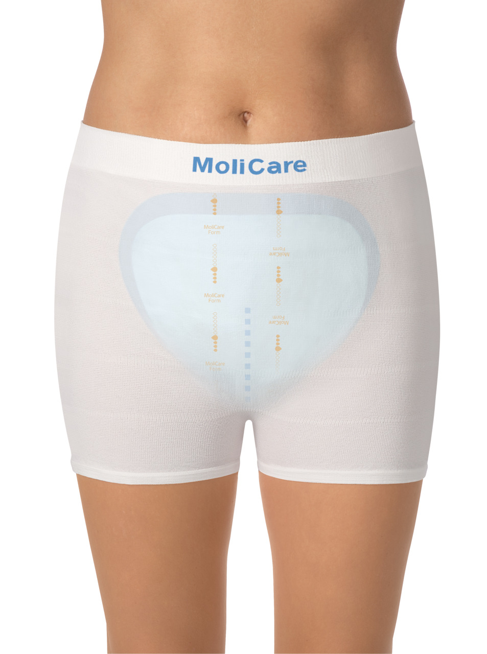 MoliCare Form 4 Tropfen - Inkontinenzeinlagen anatomisch geformt, mit Folienrückseite