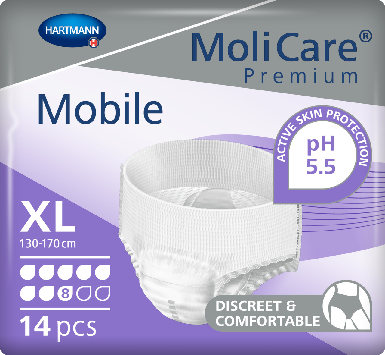 MoliCare Premium Mobile 8 Tropfen - bei schwerster Harn- und/oder Stuhlinkontinenz
