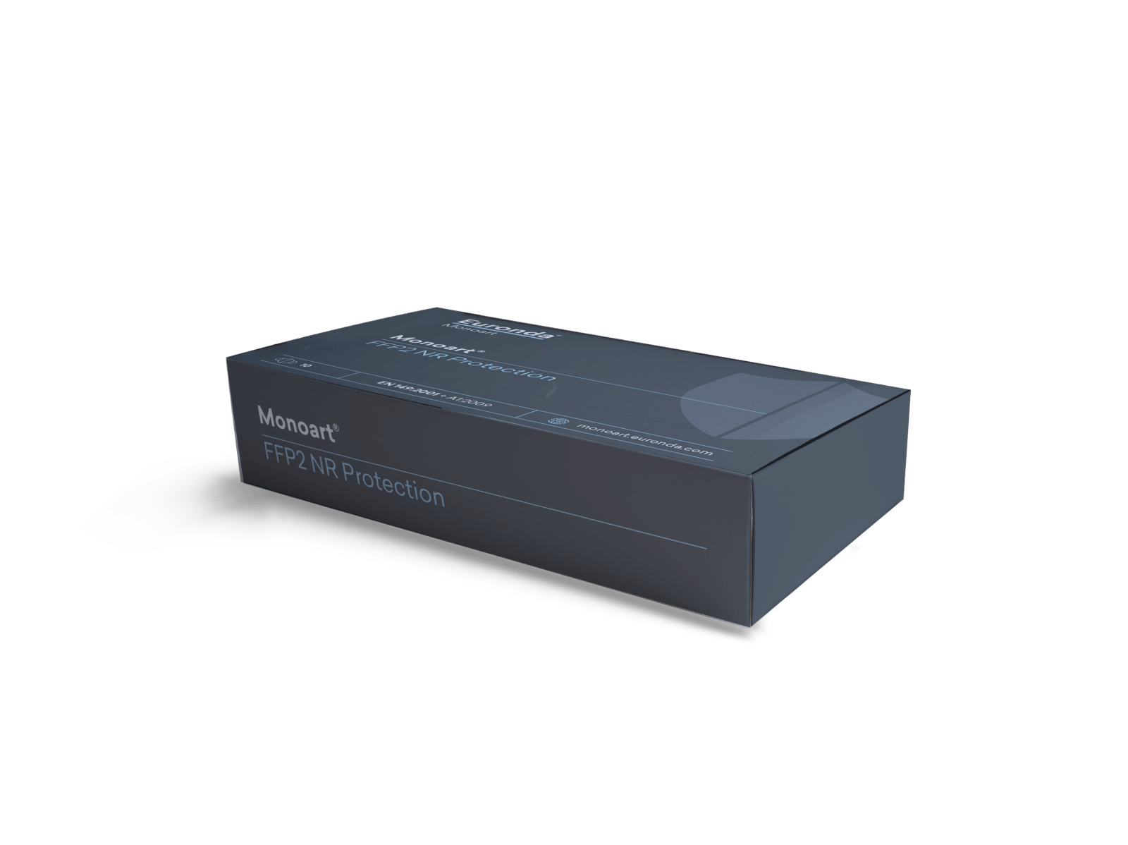 MONOART Schutzmaske FFP2 - NR Protection, Latexfrei - schwarz