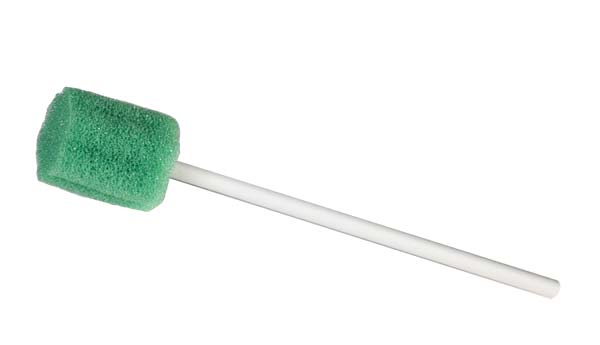 Mundpflegestäbchen mit Schaumstoffapplikator - Geschmack neutral, 250 Stück