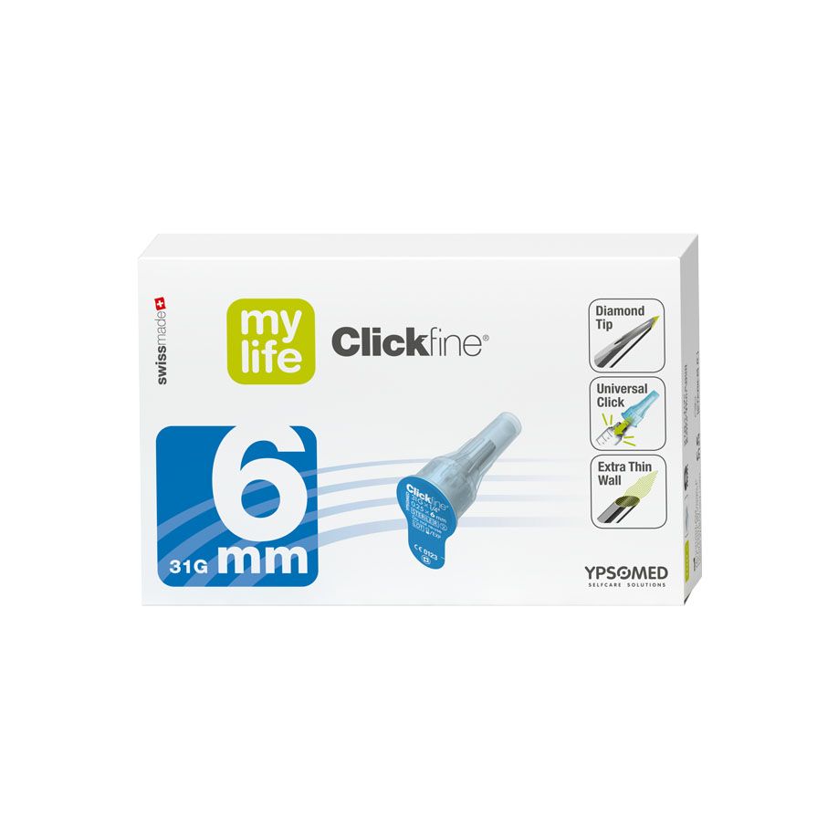 mylife Clickfine DiamondTip Pen-Nadeln - 6-fach geschliffene Spitze
