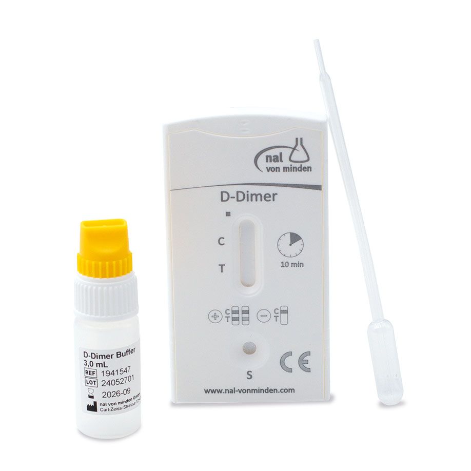 NADAL D-Dimer Test, 10 Stück - Verdacht auf Thrombose oder Lungenembolie