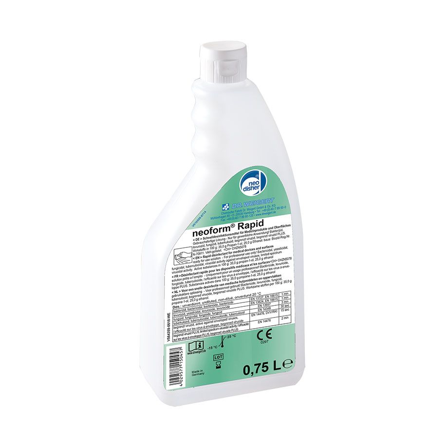 neoform Rapid 750 ml - Flächendesinfektionsreiniger gebrauchsfertige alkoholische Lösung