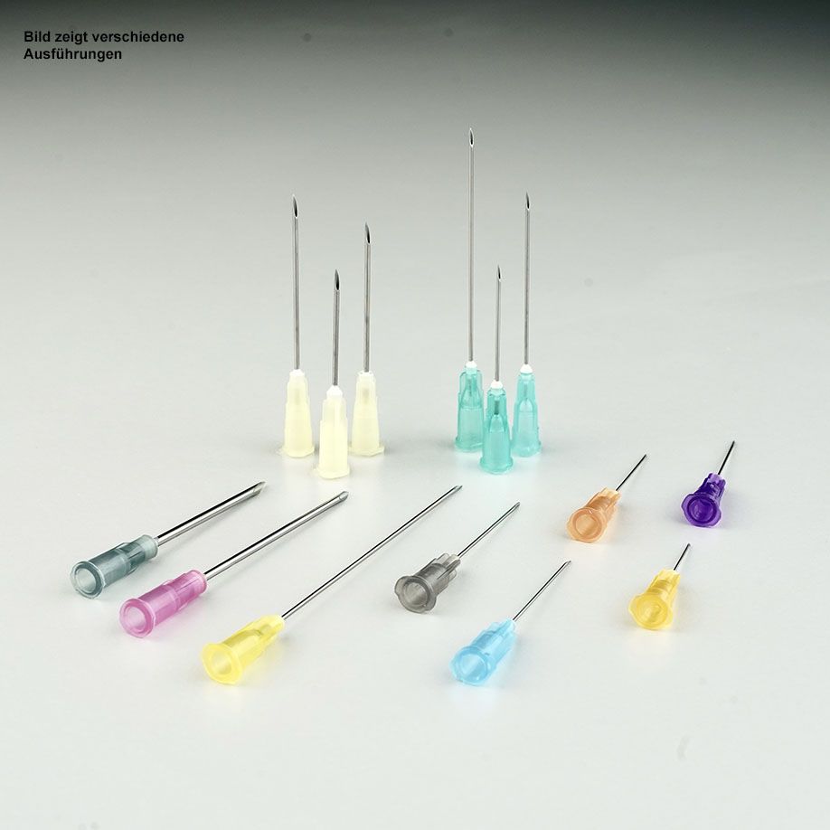 NEOJECT-Intramuskulärkanülen, 21 G x 1" - Ultradünnwandkanülen 0,80 x 25 mm, grün