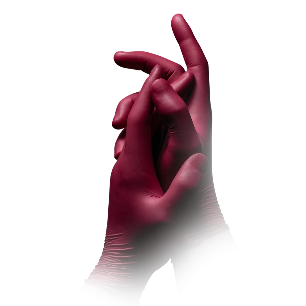 Nitrilhandschuhe Style Grape (bordeaux) - Unsterile puderfreie Untersuchungshandschuhe