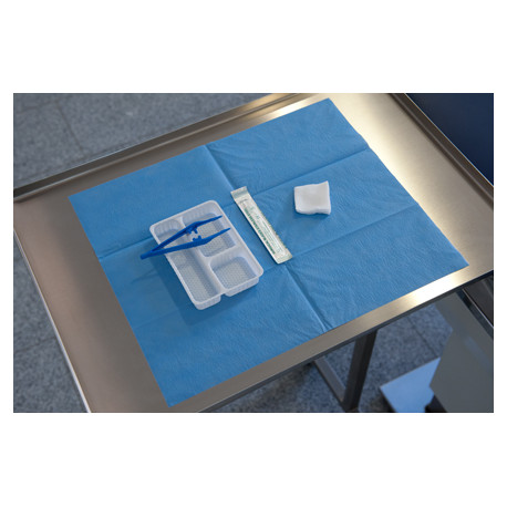 Nobadrape Abdecktücher 75 x 90 cm, steril - 2-lagig, blau