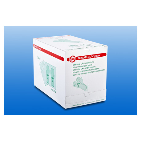 NOBAFEEL Syntex OP-Handschuhe - Steril, puderfrei, latexfrei, 50 Paar
