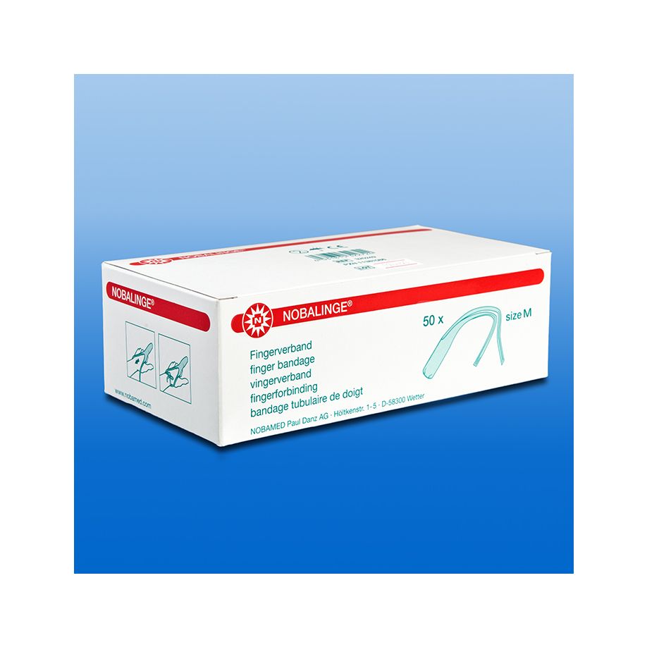 Nobalinge Fertigverband für Finger - Zur schnellen Fixierung von Wundauflagen (SSB-fähig)
