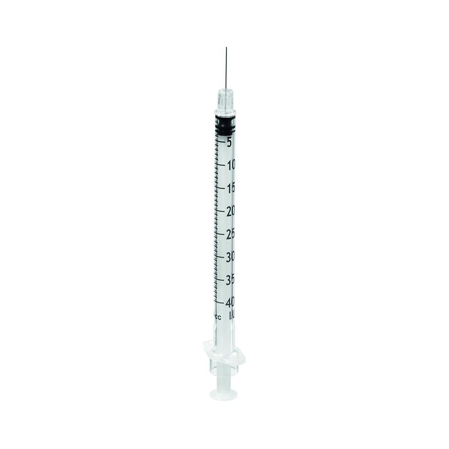 Omnican 40 Insulinspritzen  - 1 ml, U-40 mit intergrierter Kanüle 