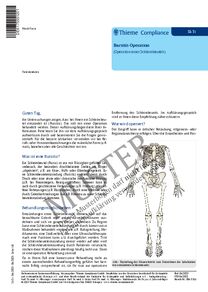 Patientenaufklärungsbögen, 50 Stück - Bursitis-Operation 
