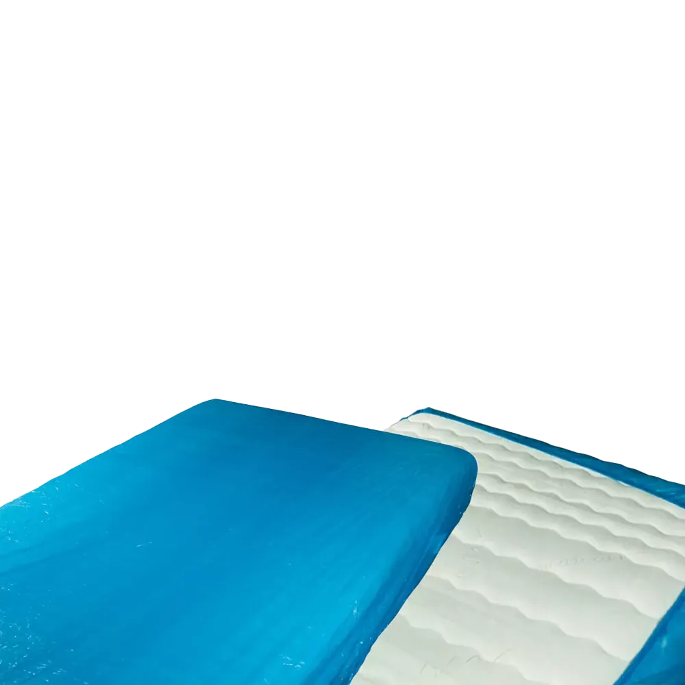 PE Einmal-Matratzenschoner - 210 x 90 x 20 cm, blau mit Gummizug, 100 Stück