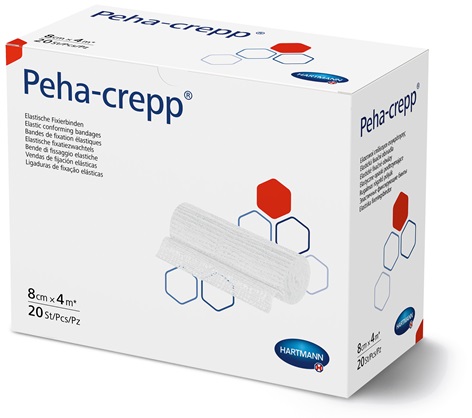 Peha Crepp - Superelastische Fixierbinden, 160% Dehnbarkeit, unsteril (SSB-fähig)