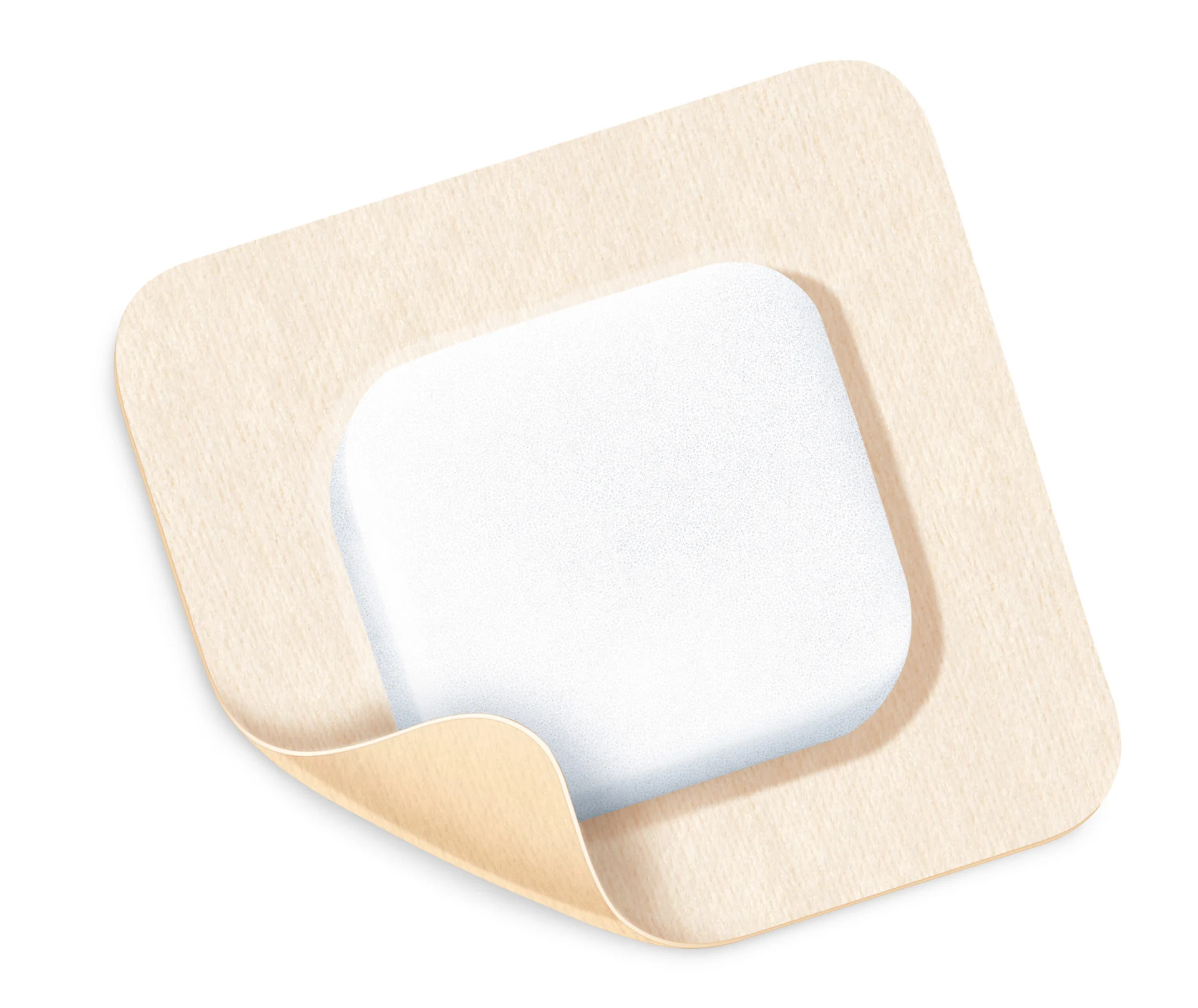 PermaFoam Classic Border - hydrophiler Polymer-Schaumstoffverband - mit Kleberand (SSB-fähig)