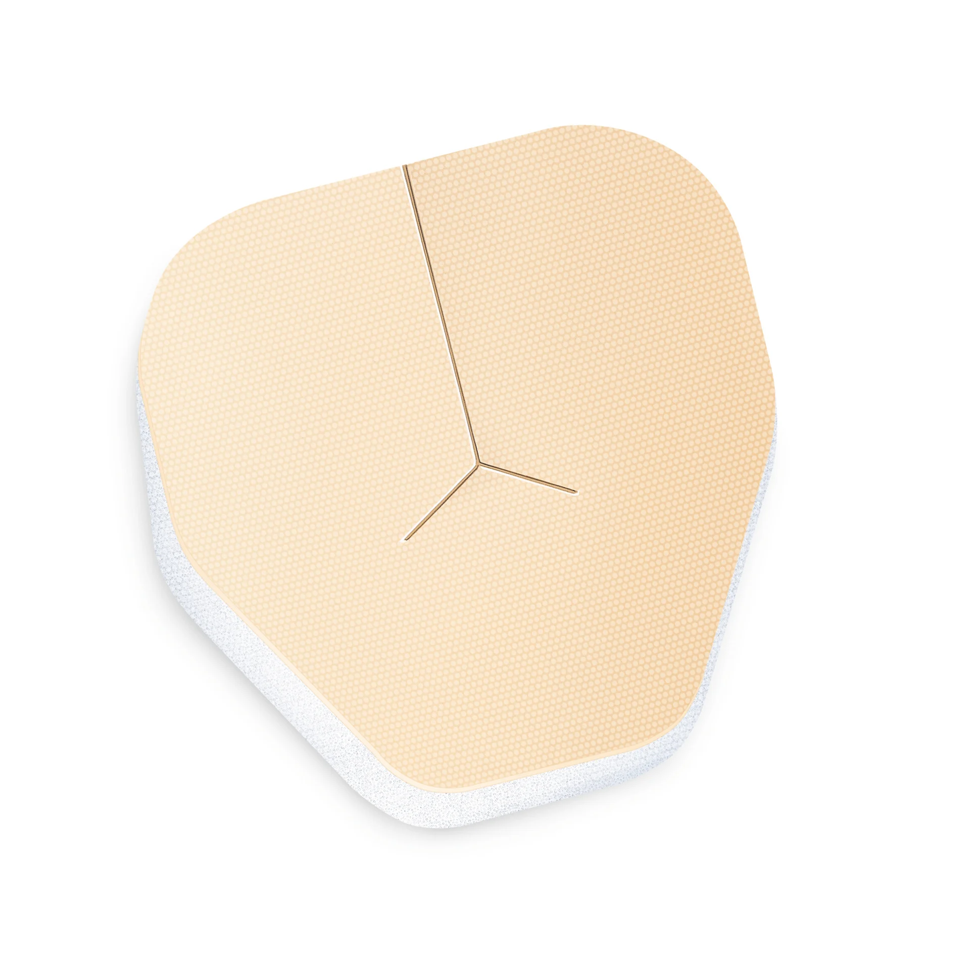 PermaFoam Classic Tracheostomy - hydrophile Polymer-Schaumstoffverband - mit Y Schnitt