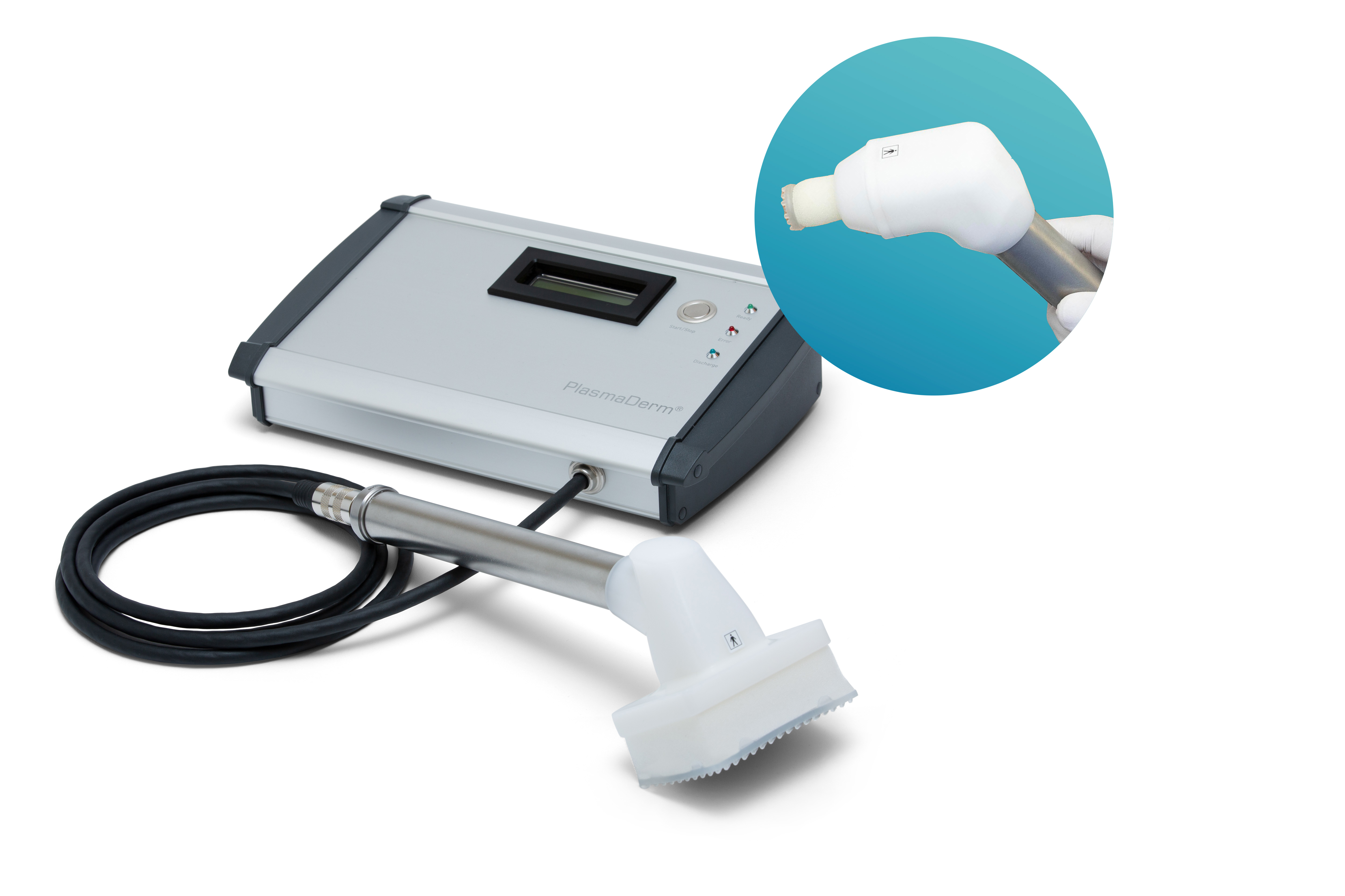 PlasmaDerm Universal Flex Gerät inkl. Cutan Handgriff - Kaltplasma-Therapie 