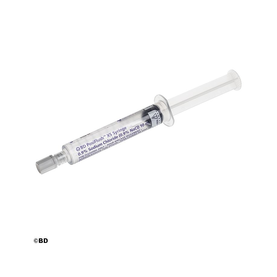 PosiFlush XS Spülsystem mit 10 ml NaCl 0,9 % - zum Spülen intravenöser Katheter (SSB-fähig)