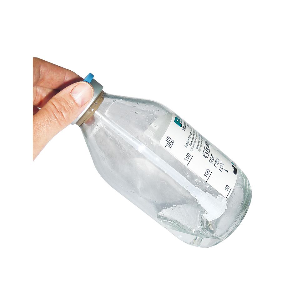 PPS Vakuumflasche micro perl von Ratiomed - 250/500 ml Glas, Ozontherapie oder Aderlass