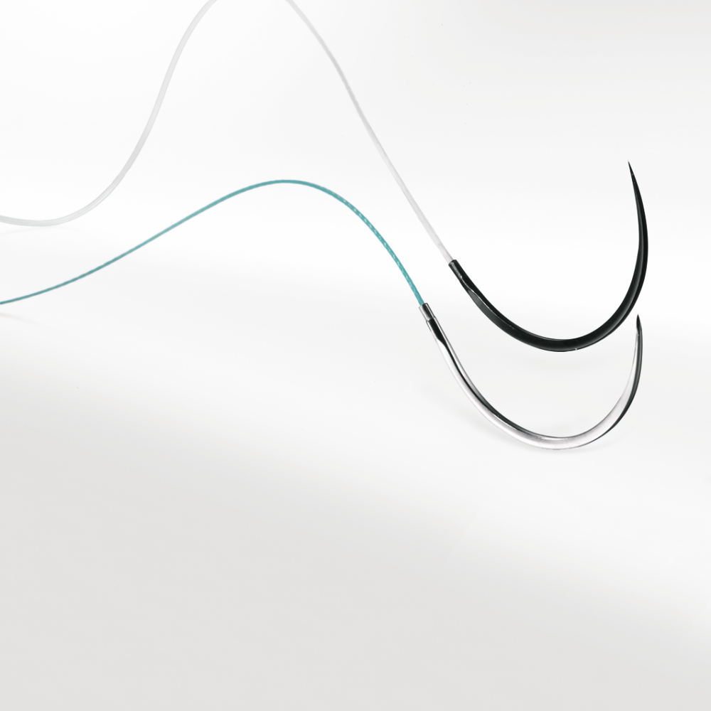 PremiCron DS30  75 cm - Grün geflochtenes, nicht resorbierbares Nahtmaterial (SSB-fähig)