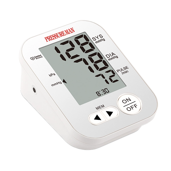Pressure Man Digital - Vollautomatisches Blutdruckmessgerät mit Oberarm-Klettmanschette