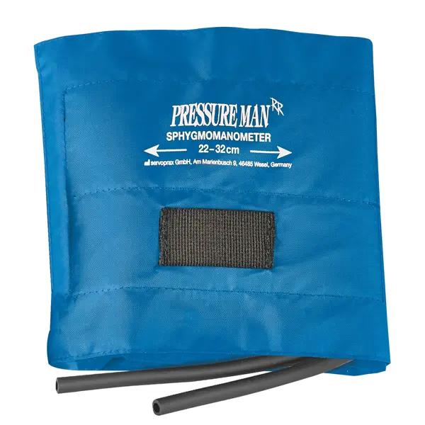 Pressure Man II Chrome Line - 2-Schlauch Blutdruckmesser inkl. Klettmanschette