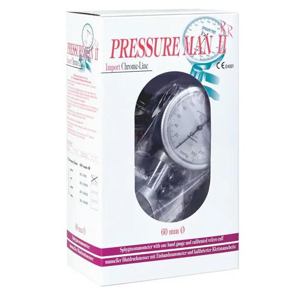 Pressure Man II Chrome Line Import - Blutdruckmesser mit großer Skala 