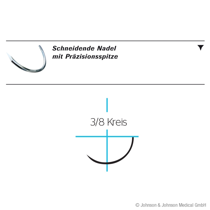 PROLENE PS3  75cm  3Dtzd - Blaues monofiles, nicht resorbierbares Nahtmaterial, Multipass (SSB-fähig)