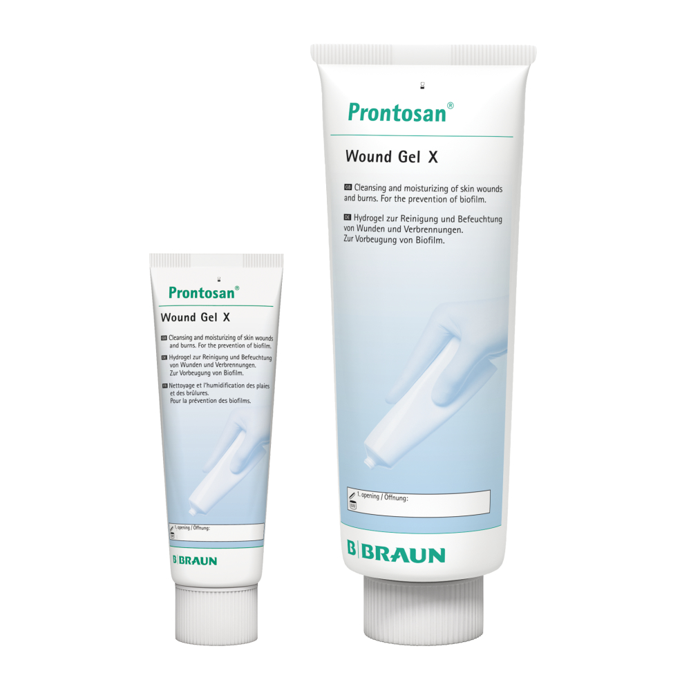 Prontosan Wound Gel X - Hydrogel zur Reinigung/Befeuchtung von Wunden und Verbrennungen (SSB-fähig)