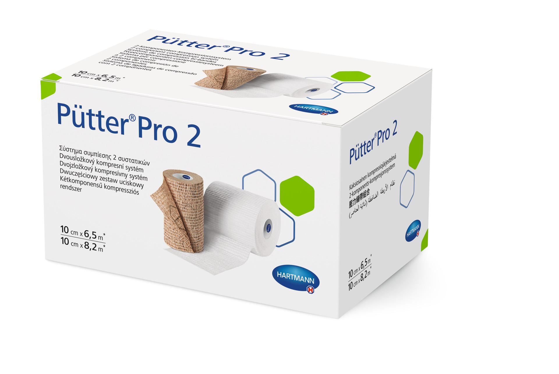 PütterPro 2 - 2-Komponenten-Kompressionssystem Polster- und Kompressionsbinde (SSB-fähig)