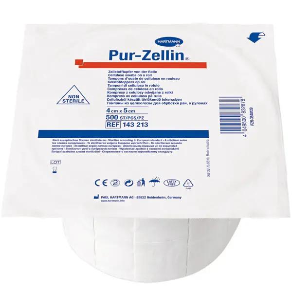 Pur Zellin - Zellstofftupfer von der Rolle, steril/unsteril (SSB-fähig)