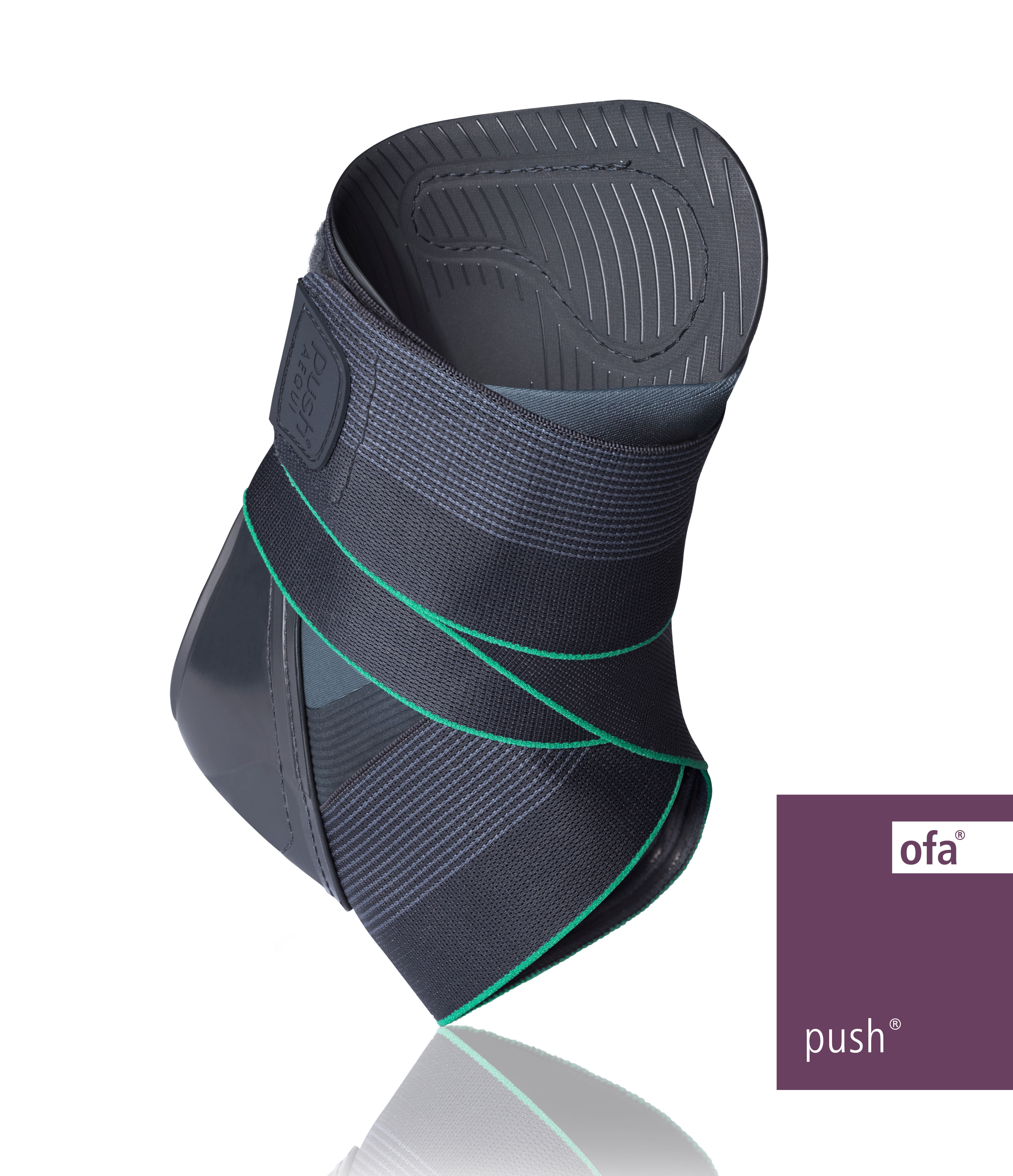 Push med Knöchelorthese Aequi Flex - Sprunggelenk Stabilisierung