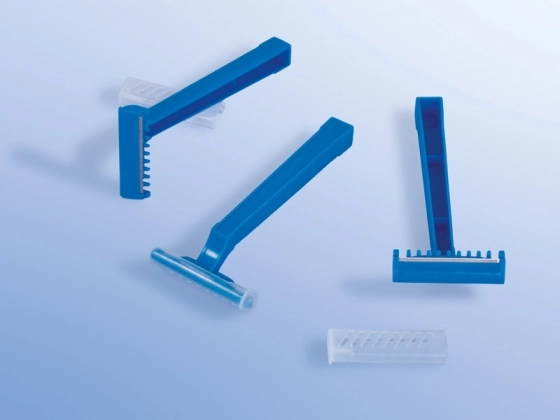 Rasierer, einschneidig, unsteril - 100 Einmalrasierer mit Klingenschutz 