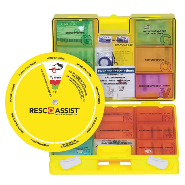 Resc-Q-Assist Q100 - Erste-Hilfe-Koffer gefüllt nach DIN 13169