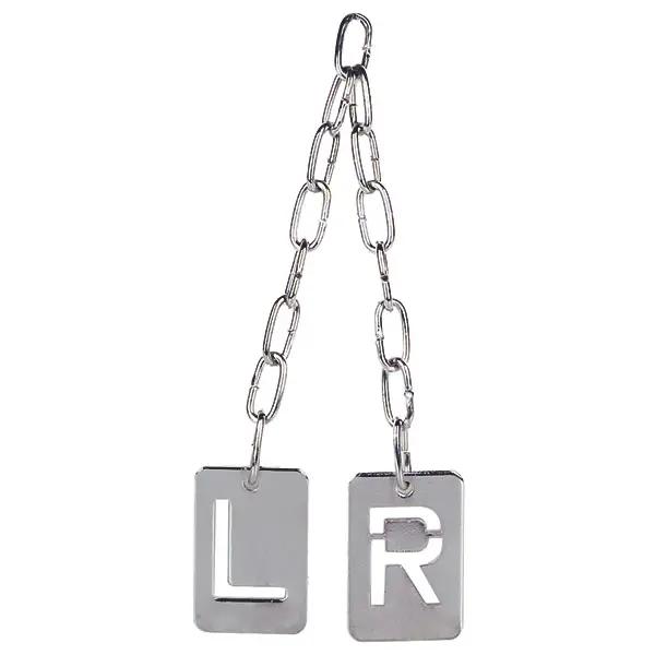 Röntgen-Metallzeichen Set L und R - Seitenmarkierung links/rechts für Röntgenaufnahmen