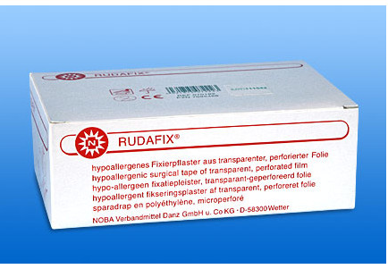 Rudafix - Transparentes Folien-Fixierpflaster, ohne Schutzring, Länge 9,14 m (SSB-fähig)