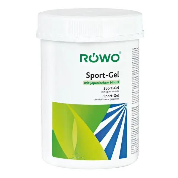 RÖWO - Sport Gel mit japanischem Minzöl, Arnika, Echinacea, schmerzlindernd, kühlend